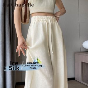 La Chapelle | Summer Light-weight Loose-fitting Draping Pants Tencel Linen