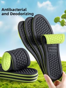 LINGMIAO | Anti-Odor Absorbent Breathable Nanotechnology Antimicrobial Mens Insoles