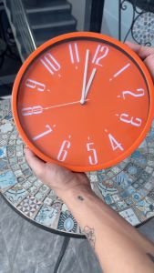 2A Large Wall Clock 10" 12" Aesthetic Design Home & Living Room Decor (2A155)