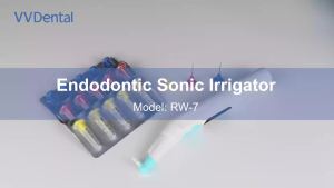 VV DENTAL | Wireless Dental Endoactivator RW-7 Ultrasonic Sonic Tooth Irrigator with 30 Tips for Endodontic Root Canal Treatment