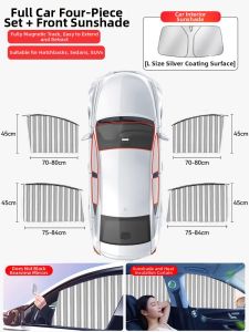 Sun Blocking Insulation Sunshade Curtain for Cars