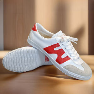 รองเท้าวอลเลย์บอลผ้าใบ Warriormodel WV-2 รองเท้ากีฬาแบบอเนกประสงค์สำหรับนักเรียนชายและหญิง รองเท้าฝึกซ้อมกีฬา