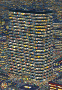 City High Rise Jigsaw Puzzle 500/1000/1200/2000PCS DIY Craft Hobby Relaxing Game Home Decor Gift