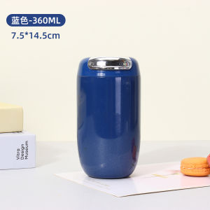 แก้วเก็บความร้อนแบบพกพาสำหรับผู้หญิง แก้วน้ำสแตนเลสเกรดอาหาร ความจุขนาดใหญ่ แก้วกาแฟ แก้วน้ำแบบลำลอง