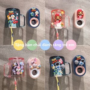 ZHANDONG | Cốc Đựng Răng Trẻ Em Hình Thú Treo Tường