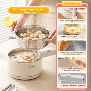 Midea | Zero Coating Multi-Function Electric Hot Pot