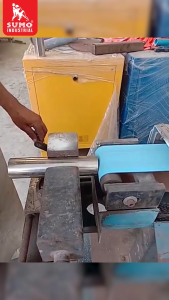 ผ้าทรายสายพาน SUMO สายพานบากท่อ ซูโม่ 4"x48" No.36 สีฟ้า (1 เส้น)