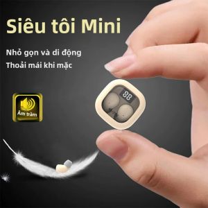 Tai Nghe Bluetooth Không Dây SK Mini 5.3 Nhỏ Gọn Vô Hình Chất Lượng Âm Thanh HD HIFI Bass Tai Nghe Thể Thao Khi Ngủ Với Chức Năng Khử Tiếng Ồn Chủ Động