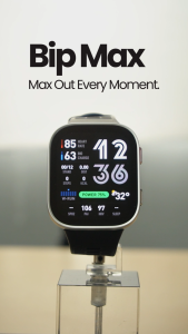 Amazfit Bip Max Fitness Smartwatch | 2.07" AMOLED Display | UP to 150+ Workout Modes | Up to 20 Days