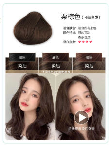 Flagship Plant-Based Hair Dye One-Comb Black Covers Grey for Men And Women Home Application Glossy Long-Lasting Hair Coloring