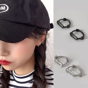 Fashionable Womens Sleep-Proof Ear Cuffs Magnetic Clip-On Earrings Allergy-Free Alloy Jewelry Elegant Trendy Hoop Earrings