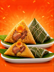 GUOXIANGQIAN | Salted Egg Yolk Meat Zongzi