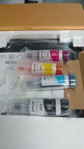Epson 003 Genuine Refill Ink Cartridge 4-Color Pack for L1110/L3110/L3150/L5190/L3210/L3216/L3250/L3256/L5290/L5296 Series