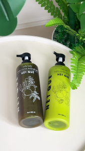 Dầu gội xả thiên nhiên hữu cơ NÉT QUÊ - Dầu gội dầu xả tóc sạch gàu ngứa giảm rụng tóc