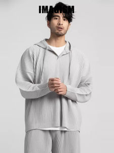 Casual Loose Fit Long Sleeve Hoodie Sweatshirt Set Mens Thin Folded JK110 Autumn Polyester Fiber Youth Fashion Sportswear