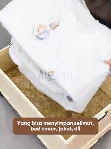 Angola Lemari Pakaian Multifungsi C33 Lemari Pakaian Dapat Dilipat/Rak Susun Penyimpanan Baju