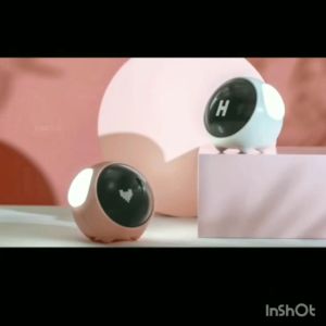 YOOGOO Jam Alarm Pixel Lamp Multifungsi & Ekspresi Imut