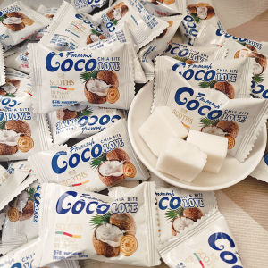 Sweet Coconut Cake Soft Candy Wedding Candy Year End Candy Snacks Nuts Plant Gel Type Confectionery from Mainland China