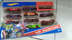 [BELI 2 GRATIS 1 MOBIL F1] 8255-Red Mainan Anak 10in1 Hotwheel HotWhells Avengers Alloy Cars Mobil-Mobilan Die Cast Model Random
