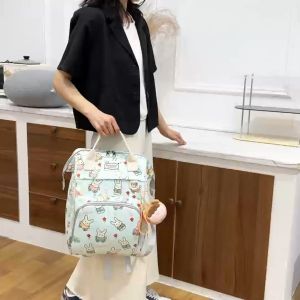 TAS BAYI 6024 - Ransel Bayi “Kelinci Fashion + Free Gantungan” Tas Perlengkapan Bayi Diaper Bag Tas Ibu Bayi Mama - H
