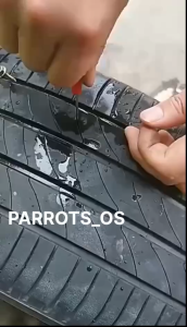 10pcs Vacuum Tyre Repair Kit Car Motorcycle Rubber Nails Puncture Tire Tubeless Tool Pembaikan Tayar