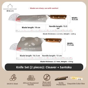 MODERN SWEETHOME | Home Use Womens Slicing Knife Vegetable and Fruit Kitchen Knives Set