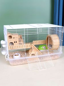 Luxury Hamster Cage Villa Set for Golden Retriever Hamsters Metal Portable Cage Complete Kit Affordable Price Small Pet Supplies