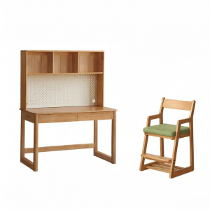WEISHA | Storage Solid Wood Study Desk