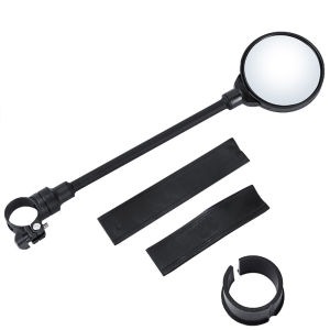 2PCS Bike Mirror Bike Handlebar Rearview Mirror Rotatable And Adjustable Wide Angle Rear View Shockproof Convex Mirror Universal