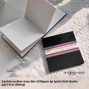 Sổ Phác Thảo Màu Nước Mini Có Thể Gập Lại Thiết Kế Đàn Organ Sổ Tay Du Lịch Dành Cho Nghệ Sĩ Họa Sĩ Quà Tặng Sách Vẽ Tranh Học Thuật