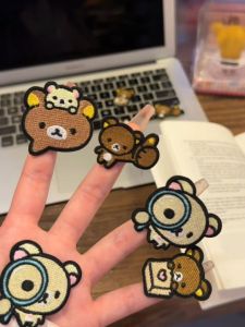 Miếng Dán Vá Quần Áo Thêu Dễ Thương Có Thể Dán Trực Tiếp Không Cần Khâu Tự Làm Trang Trí Quần Áo Vá Quần Vá Áo DIY