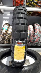 Ban SHINKO E804 Big Block 110/80-19 Front Ring 19 Ban Motor Dual Purpose Motor Custom Scrambler dll