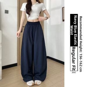 YAYANGREN | Quick-Drying Light-Weight Ice Silk Loose Wide Leg Workwear Pants