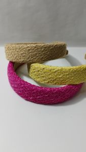 Bando Busa Kain Polos Motif Lebar Head Band Aksesoris Kepala Pesta Wanita Anak / Bando Headband Aksesoris Kepala Hiasan Rambut Perempua Korea Rajut