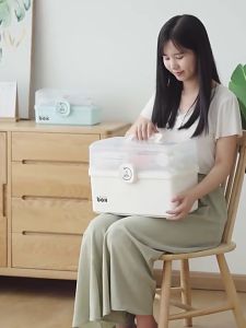 HETEE Large Medicine Storage  3 Tier Medicine Cabinet Portable Home Case Portable Organizer storage organizer box