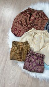 โจงกระเบนเด็กผ้าไหมทอลาย