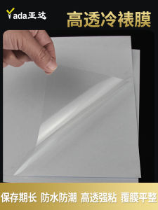 A4 Photo Cold Laminating Film Self Adhesive Matte Surface Handmade Plant Leaf Specimen Protection Film Photo Preservation Film