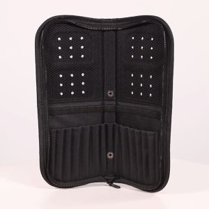 Artist Paint Brush Holder Zippered Brush Case for Oil Acrylic Watercolor Brush Breathable Painting Kit