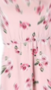 Zunie pink floral print dress size M