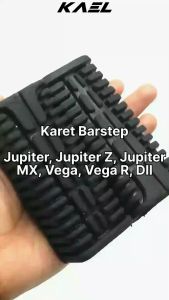 Footstep Depan Honda Supra & Supra X 100 & Supra Fit Lama-New Karet Barstep-Foot Step-Bostep-Pijakan-Injekan Kaki