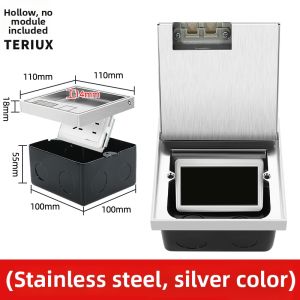 TERIUX | Flat Invisible Embedded Floor Socket