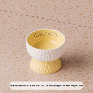 HELLOLEIBOO | Neck Protection Large Opening Pet Bowl