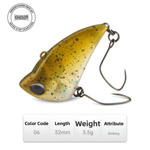 KINGDOM | No-Hang Bottom Vibration Trout Micro VIB Lure Plastic