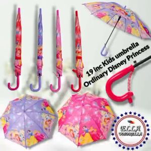 (ELLA SHOP) 19 inches j-handle ordinary princess design kids umbrella protect to sun/rain high quality