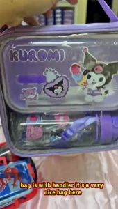 SUKA Kids Lunch Box Set 800ml+350ml Water Bottle With Bag BPA Free 3090