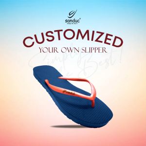 Sanduc Getah SR Perempuan Mix & Match Selipar Navy Blue Warna Biru Navy 2 - 6 warna