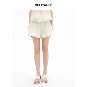 Chinese Style Willow Print Womens Shorts