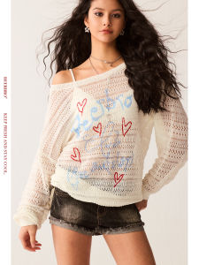 Áo Sweater Phong Cách Vintage Rộng Rãi