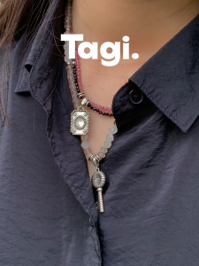 Tagi. Vintage Key&Lock Necklace Woman Necklace