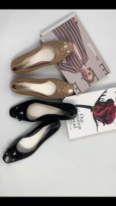 YooWoo Flatshoes Wanita / Sepatu Wanita / Sepatu Wanita Korean Style / Sepatu Kerja Wanita Bahan PVC